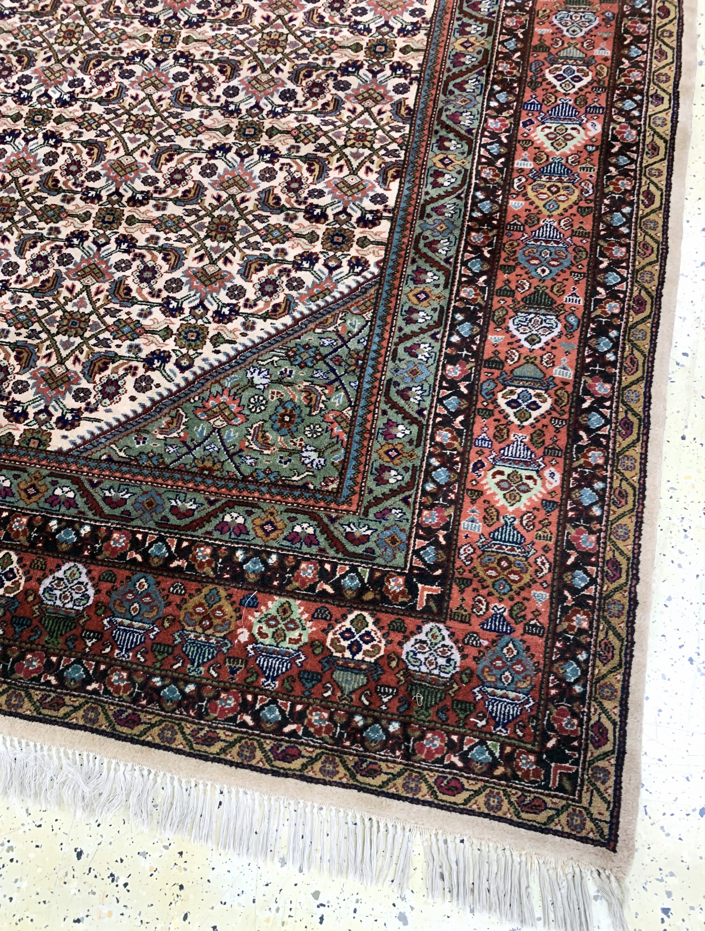 Detail e: Sivas alt, Türkei, Anfang 20.Jhd, Wolle aufBaumwolle, ca. 313 x 246 cm, EHZ: 3