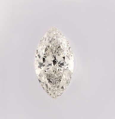 26986064a - Lose Diamantnavette ca. 0.90 ct l.get.Weiß(I)/p2, ca. 9.21 x 4.95 x 3.26 mm, IGI ...