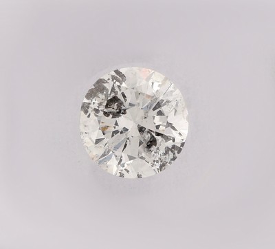 26986066a - Loser Brillant ca. 1.41 ct feines Weiß(G)/p2, ca. 6.99 x 7.16 x 4.40 mm, IGI ...