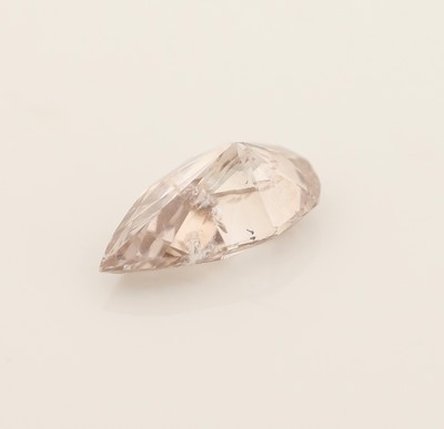26986074a - Loser Diamanttropfen ca. 1.02 ct Natural Fancylight Brown, ca. 9.07 x 5.09 x 3.69 mm, GIA ...