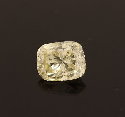 Image 26986098 - Loser Diamant im Kissenschliff, ca. 0.52 ct transparent light Yellow, ca. 5.03 x 4.04 x ...