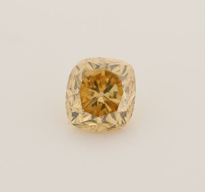 Image 26986100 - Loser Diamant im Kissenschliff, ca. 0.52 ct natural Fancy deep Brownish Yellow/si1, ca. ...