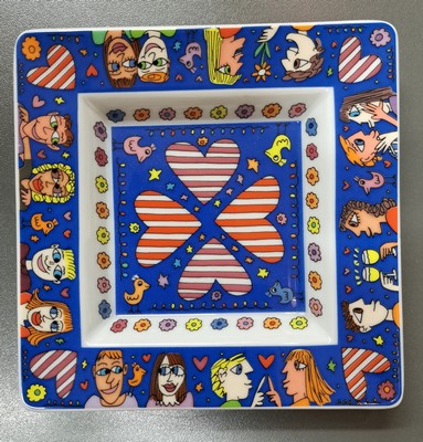 Image James Rizzi, 1950-2011, Porzellanteller, Rosenthal , Art Collecition N.1, D.13 cm