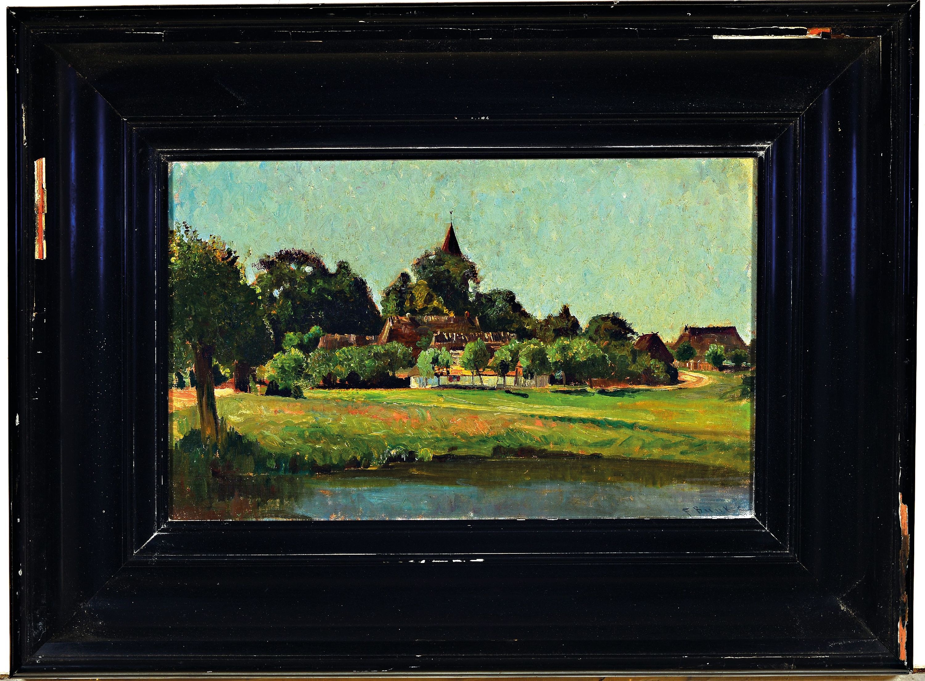 Detail k: Frankz Bunke, Weimarer Künstler, 1857 Schwaan 1939 Weimar, Studium AK Berlin und Großherzoglichen-Sächsischen Kunstschule Weimar, Meisterschüler ...