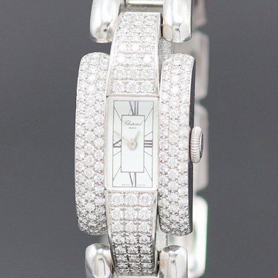 26986411a - CHOPARD La Strada diamantbesetzte Damenarmbanduhr in WG 750/000 Referenz 41/6567, quarz, ...