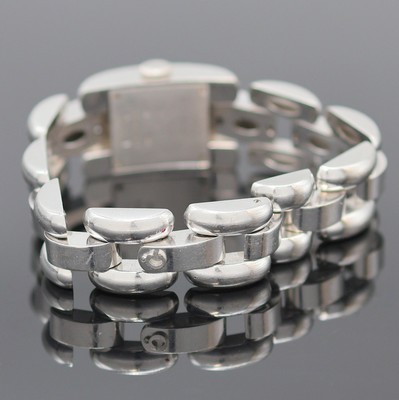 26986411c - CHOPARD La Strada diamantbesetzte Damenarmbanduhr in WG 750/000 Referenz 41/6567, quarz, ...