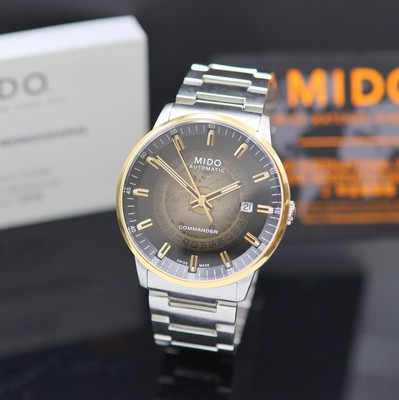 Image MIDO Commander Herrenarmbanduhr in Stahl Referenz M021407, Automatik, beids. vergl., ...