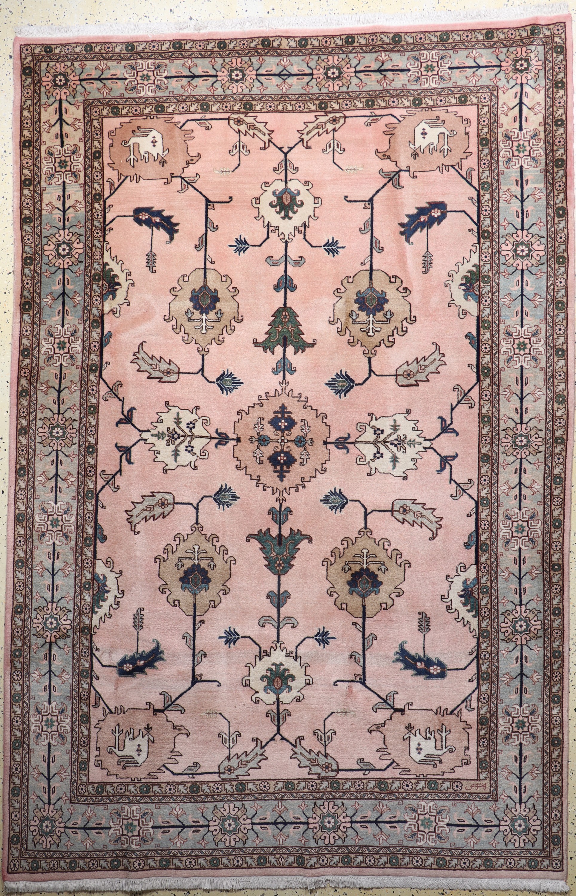Azeri, Persien, Ende 20.Jhd, Wolle auf Baumwolle, ca. 300 x 200 cm, EHZ: 2