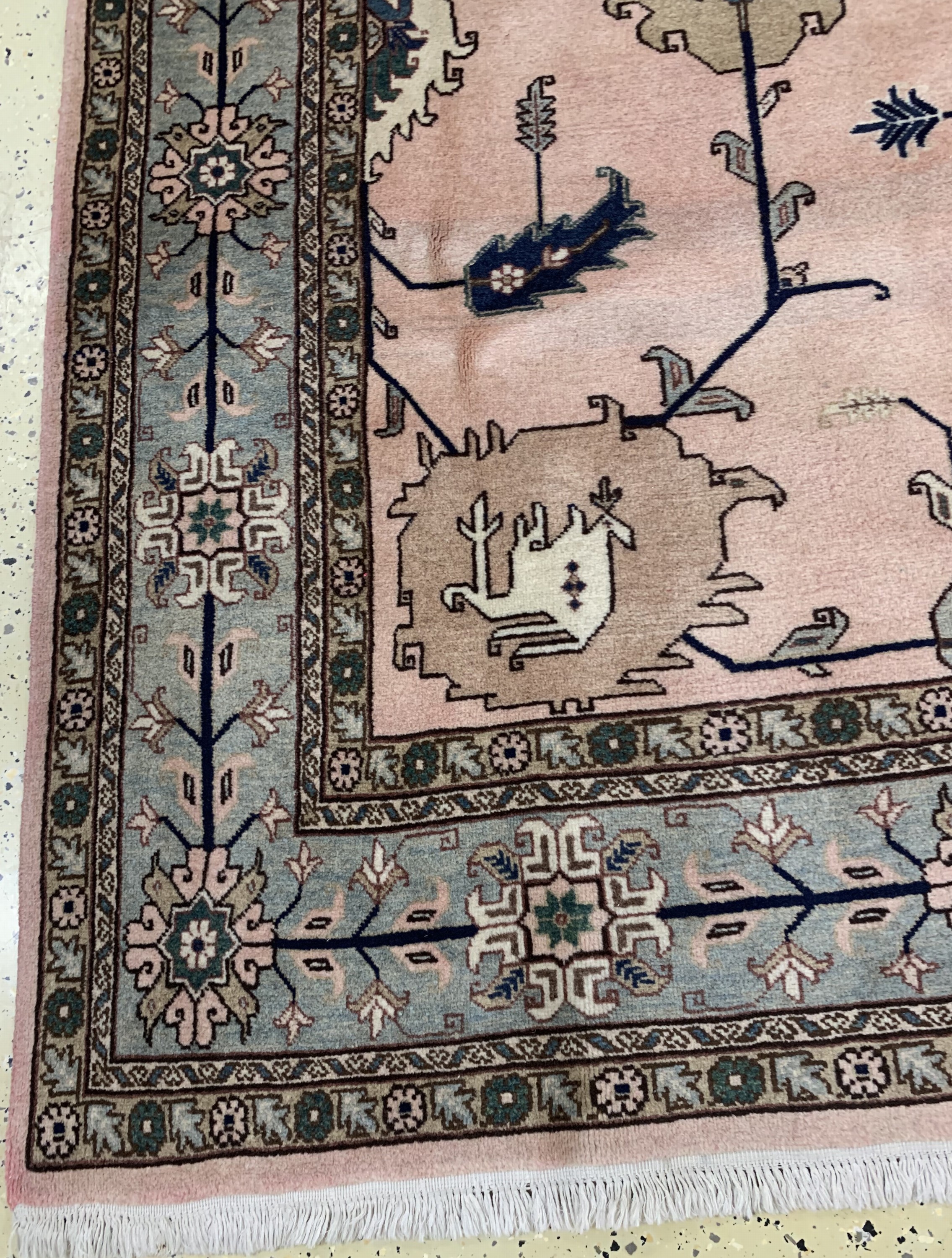 Detail c: Azeri, Persien, Ende 20.Jhd, Wolle auf Baumwolle, ca. 300 x 200 cm, EHZ: 2
