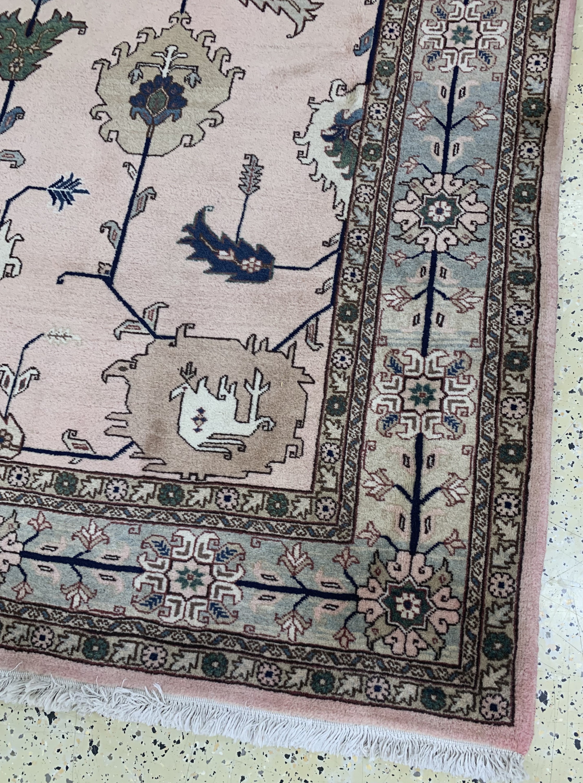 Detail d: Azeri, Persien, Ende 20.Jhd, Wolle auf Baumwolle, ca. 300 x 200 cm, EHZ: 2