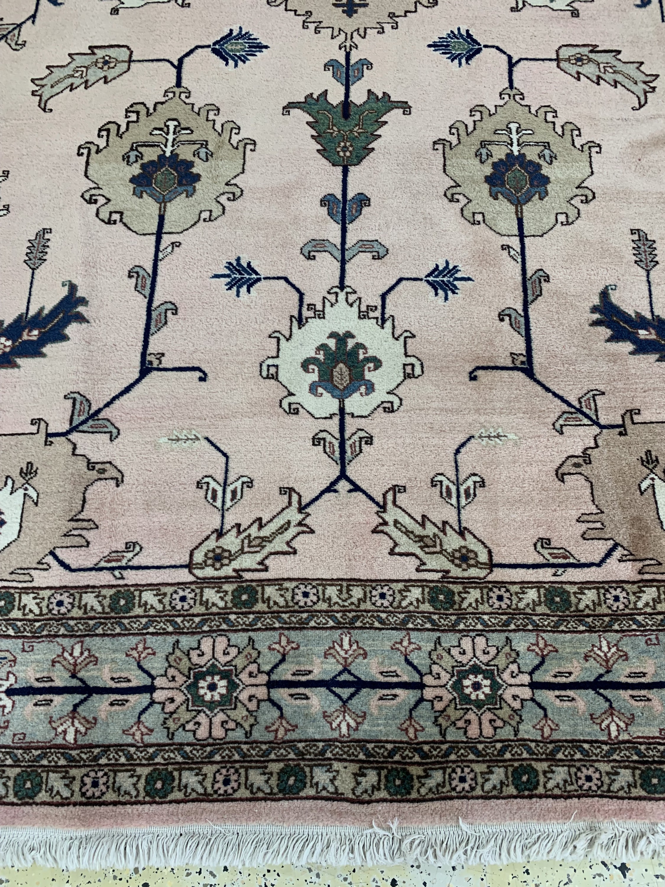 Detail e: Azeri, Persien, Ende 20.Jhd, Wolle auf Baumwolle, ca. 300 x 200 cm, EHZ: 2