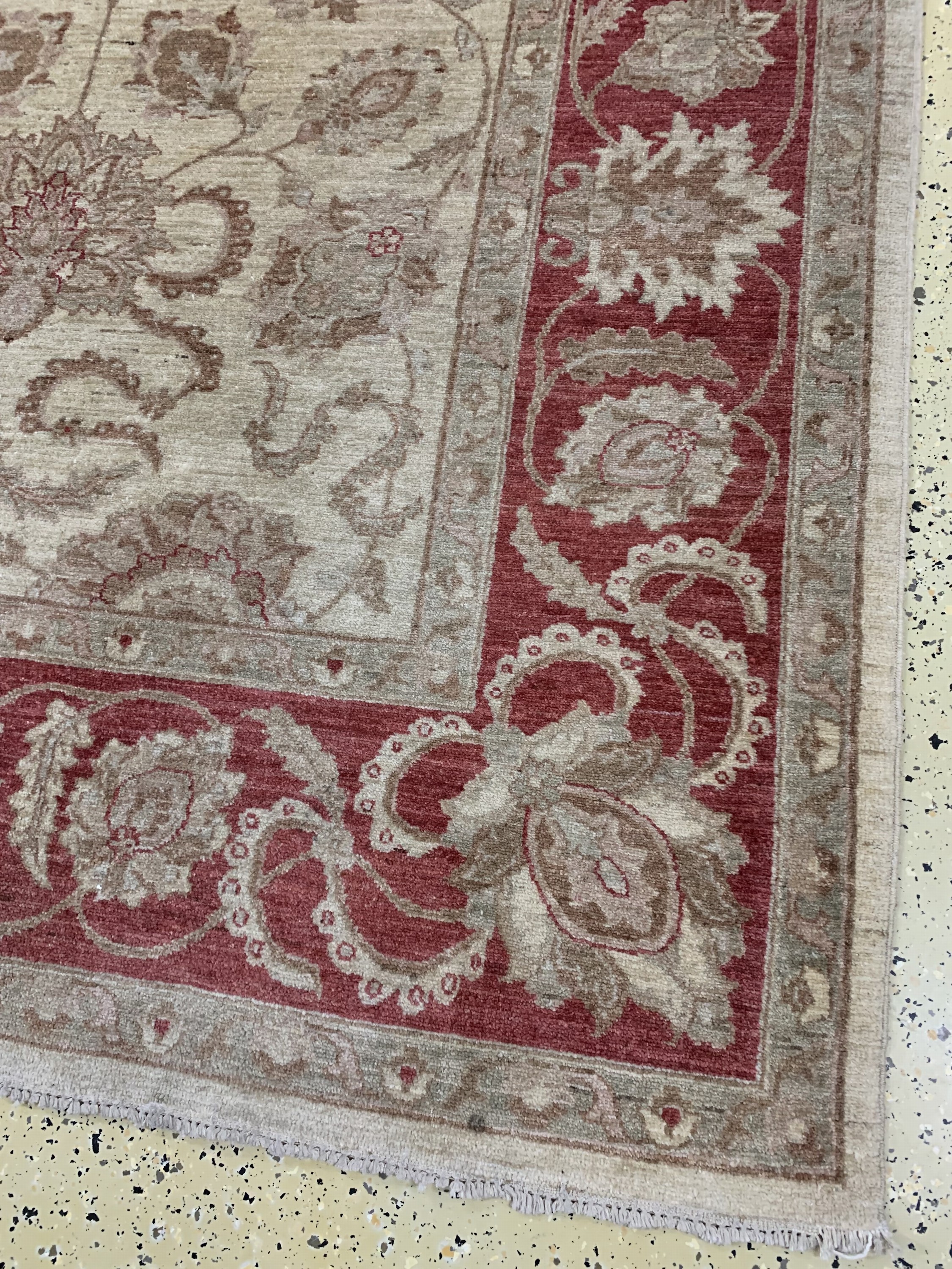 Detail a: Sigler, Pakistan, Ende 20.Jhd, Wolle auf Baumwolle, ca. 260 x 182 cm, EHZ: 2