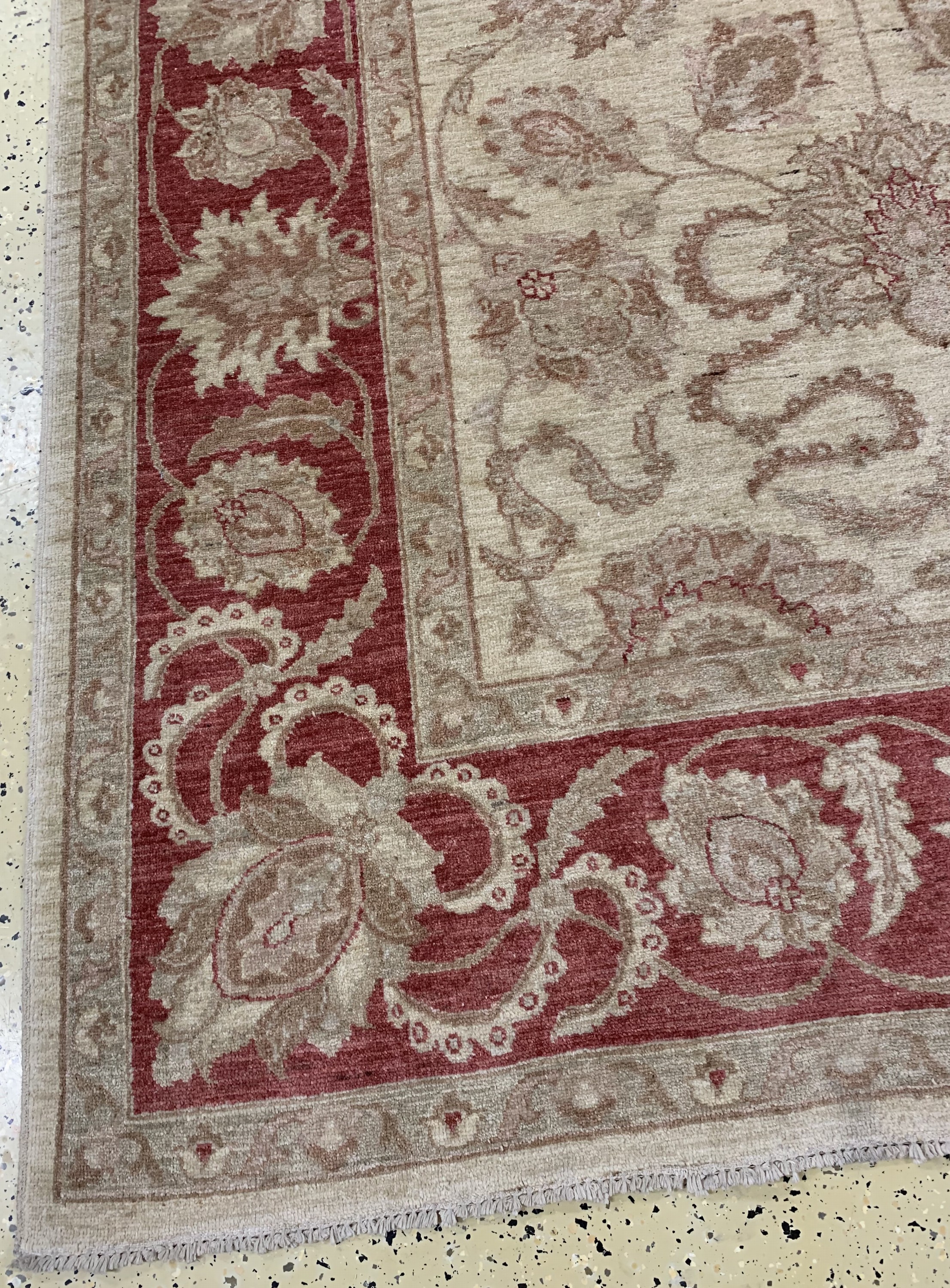 Detail b: Sigler, Pakistan, Ende 20.Jhd, Wolle auf Baumwolle, ca. 260 x 182 cm, EHZ: 2