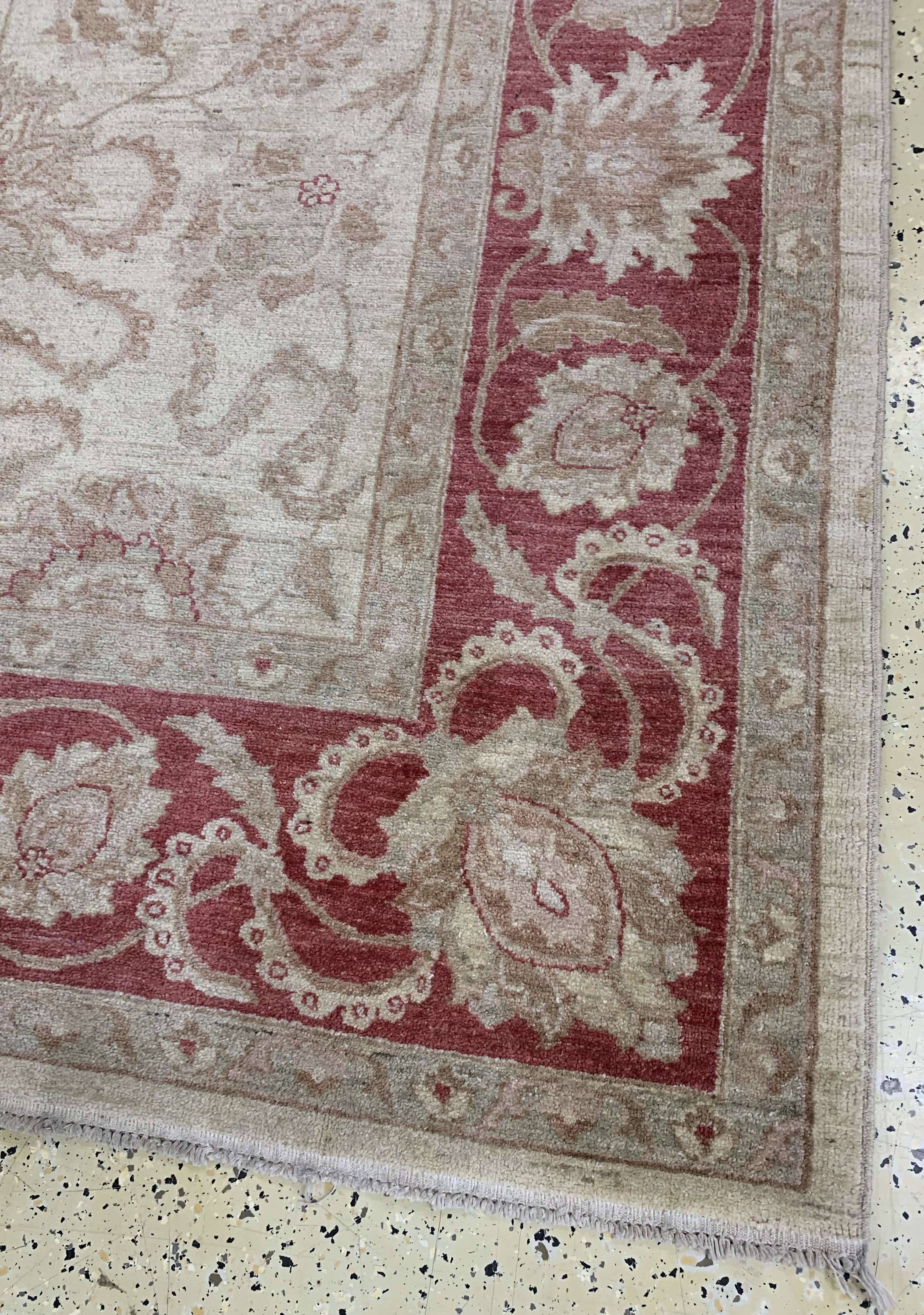 Detail d: Sigler, Pakistan, Ende 20.Jhd, Wolle auf Baumwolle, ca. 260 x 182 cm, EHZ: 2