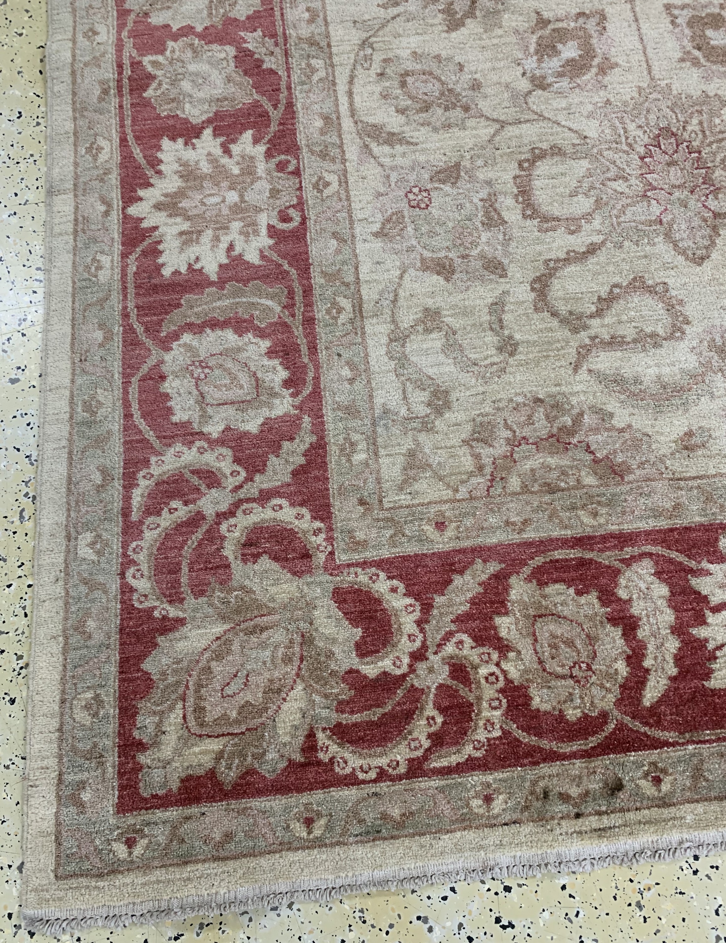 Detail e: Sigler, Pakistan, Ende 20.Jhd, Wolle auf Baumwolle, ca. 260 x 182 cm, EHZ: 2