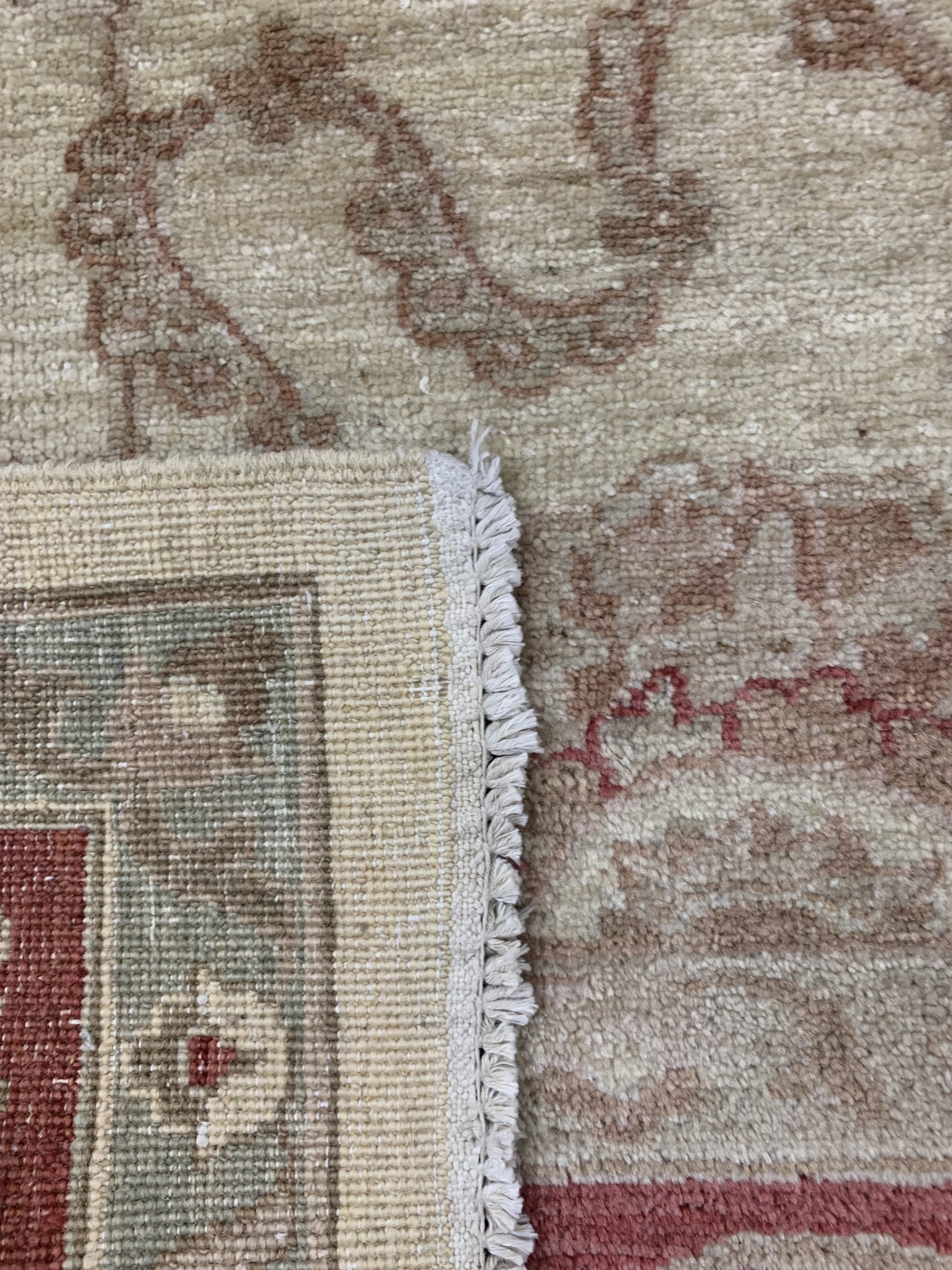 Detail g: Sigler, Pakistan, Ende 20.Jhd, Wolle auf Baumwolle, ca. 260 x 182 cm, EHZ: 2