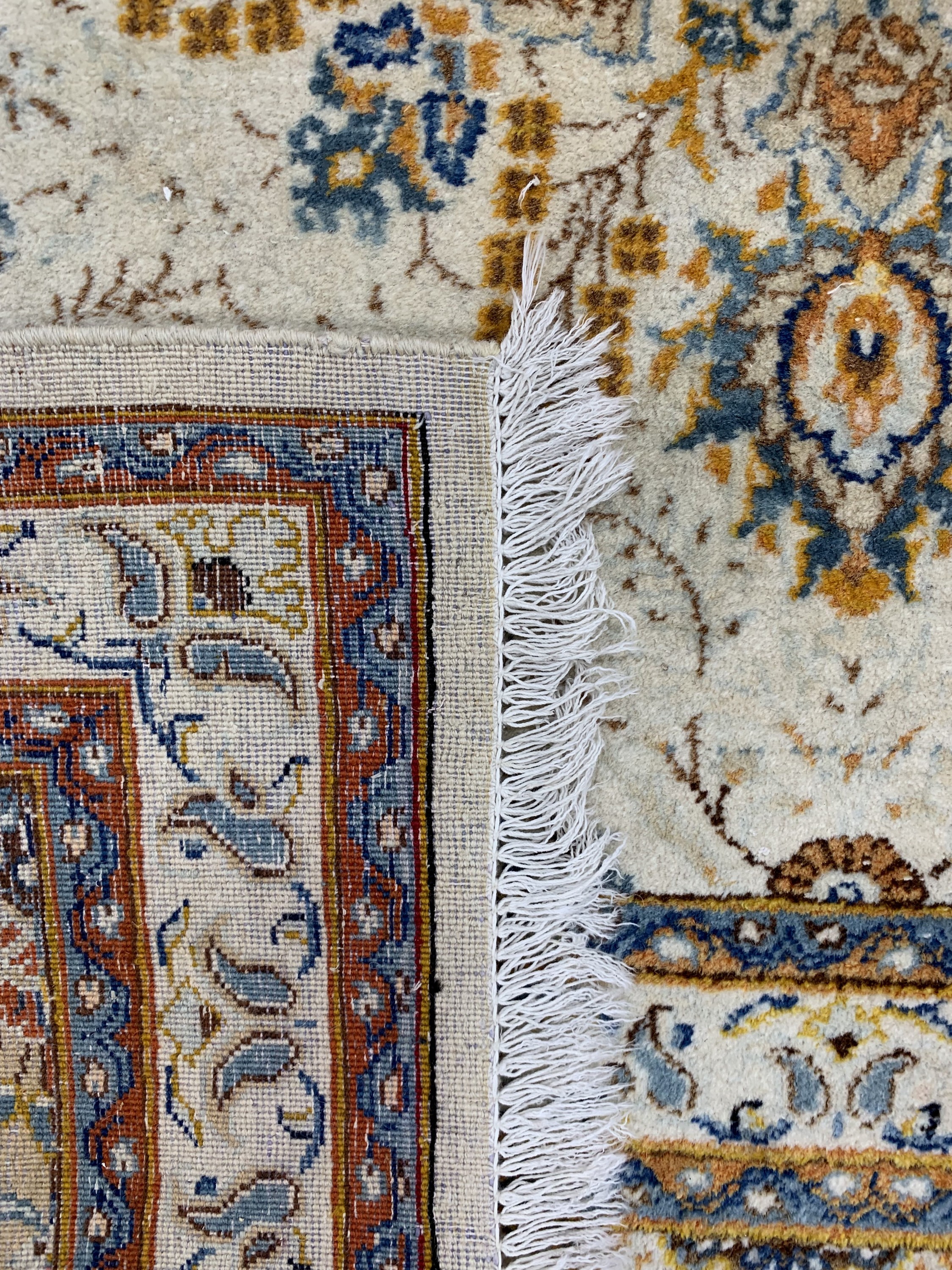 Detail j: Keschan, Persien, Mitte 20.Jhd, Wolle auf Baumwolle, ca. 443 x 304 cm, Reinigungsbedürftig, EHZ: 2-3