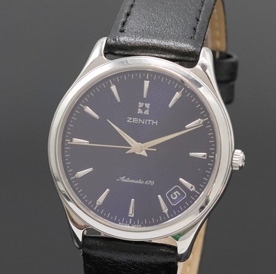 26986943a - ZENITH Elite Armbanduhr in Stahl Referenz 90/010040 670, Schweiz um 2000, Automatik, ...