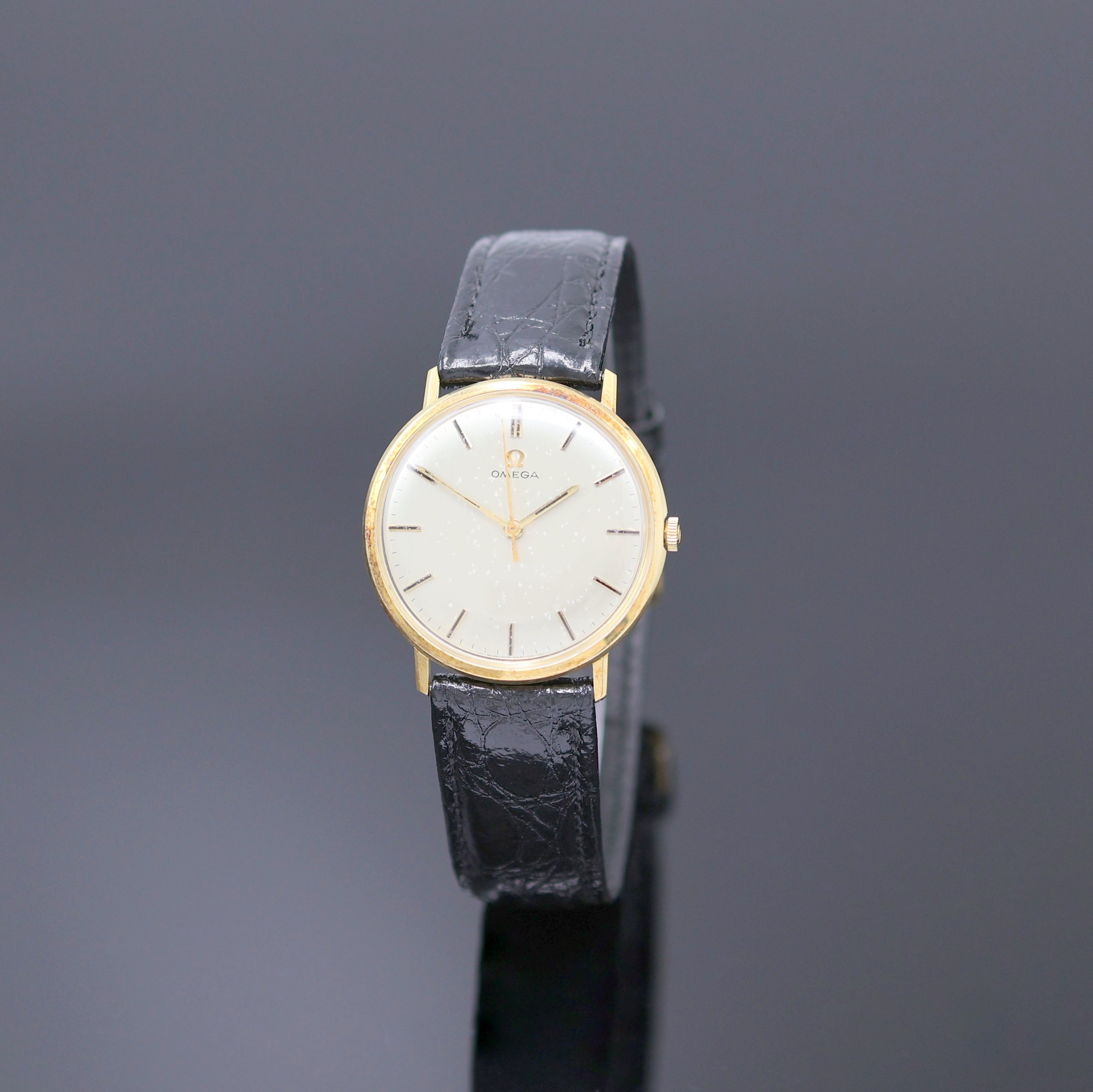 Image 26987008 - OMEGA Herrenarmbanduhr in GG 750/000 Referenz 131016, Schweiz um 1965, Handaufzug, ...