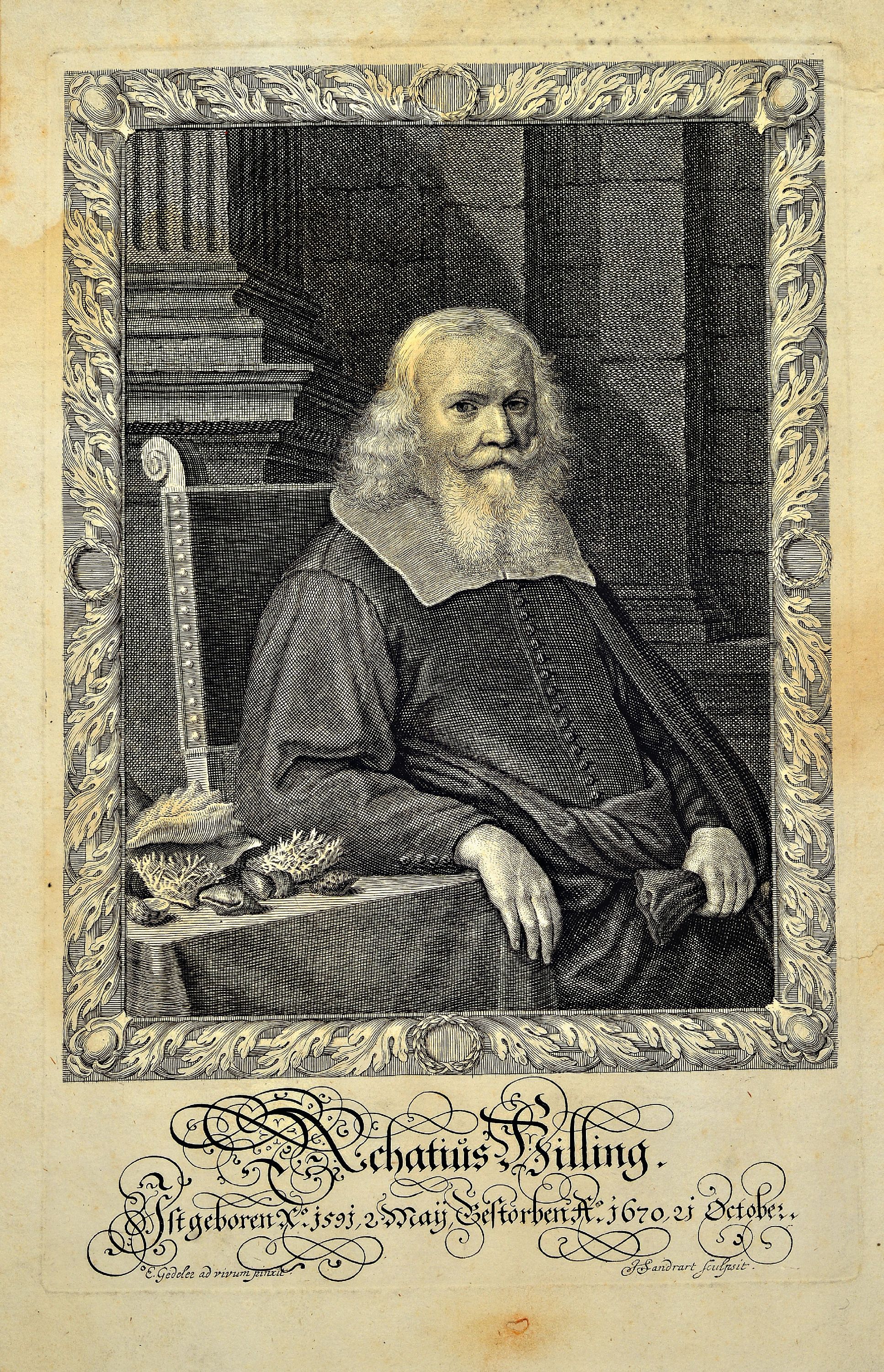 Image 26987016 - 5 alte Stiche: Porträt des Georg Endter der ältere und des Johann Andreas Endter, ...