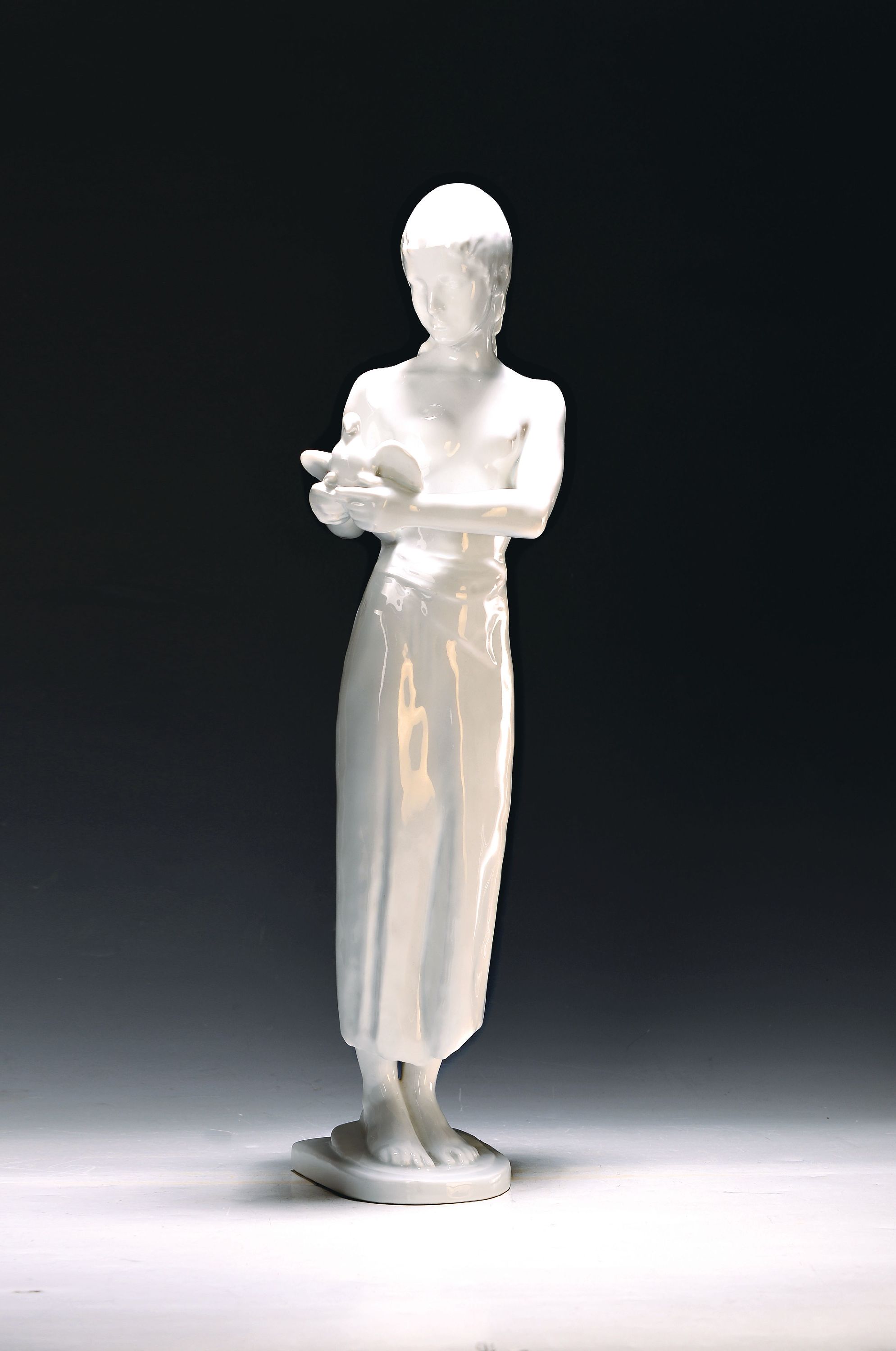 Image 26987022 - Große Porzellanfigur ´Die Unschuld´, Rosenthal, Entw. Richard Scheibe (1879-1964), ...