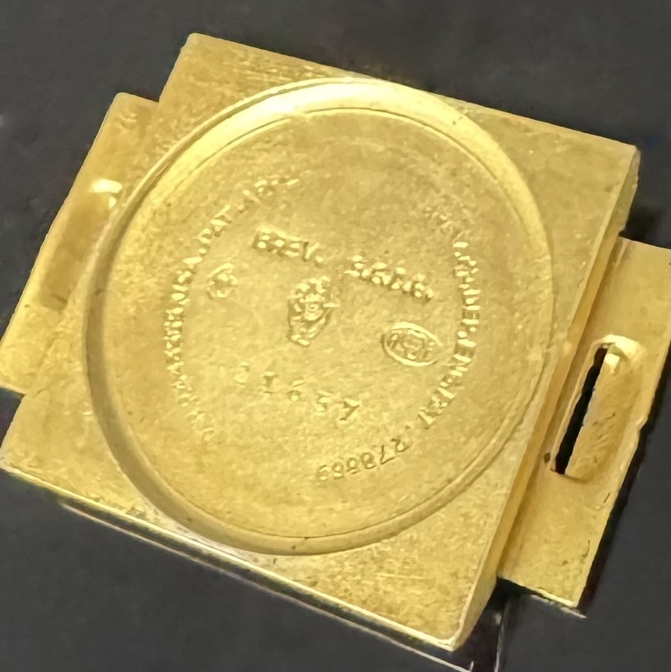 Detail g: MOVADO ERMETO Reiseuhr in Silber, Schweiz um 1938, Aufzug durch öffnen und schließen des Geh., glattes, 2-schaliges Geh., ehemals m. Leder bezogen, ...