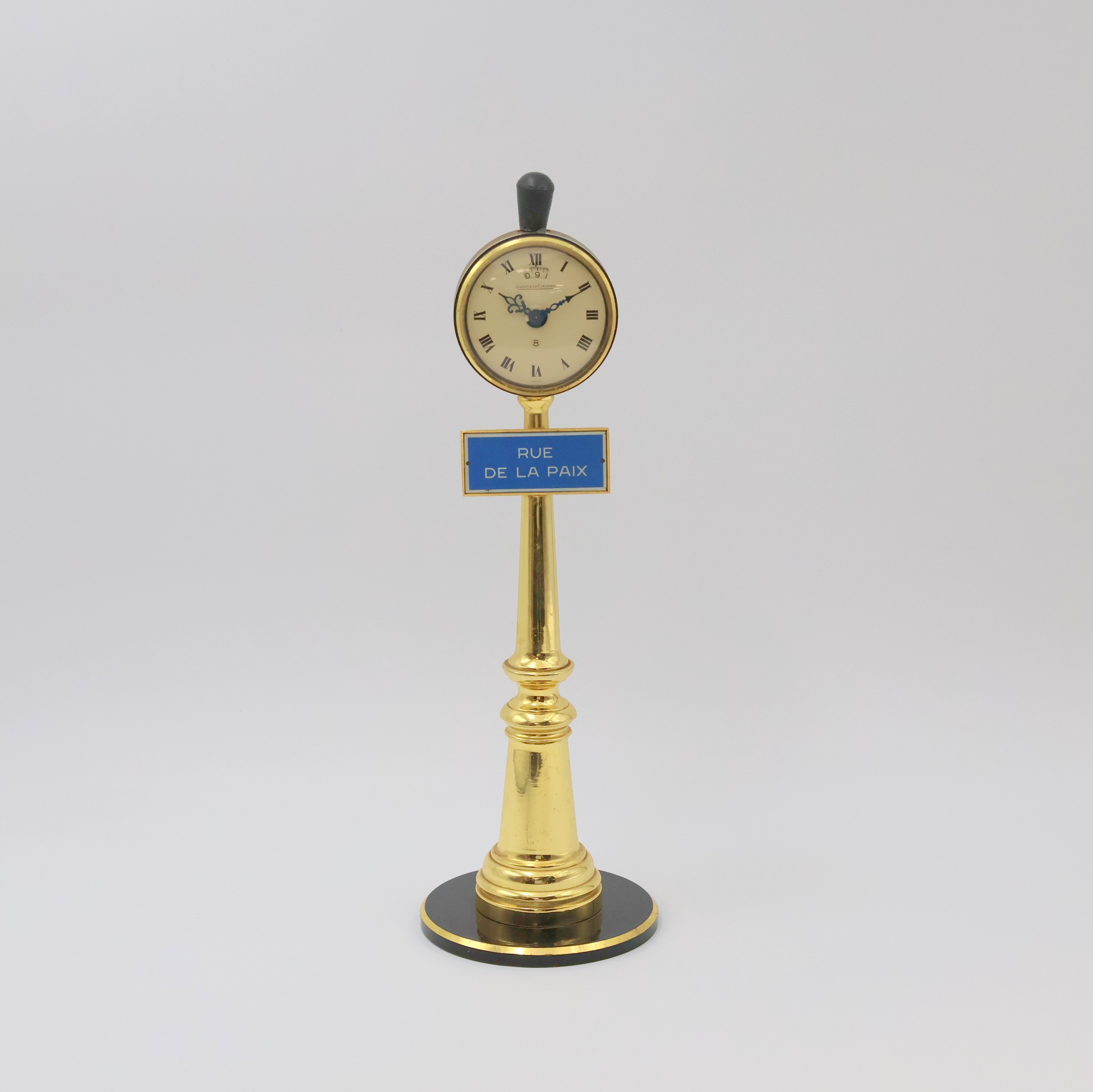 Image 26987076 - Jaeger-LeCoultre Rue de la Paix vergoldete Tischuhr mit Wecker, Schweiz um 1960, ...