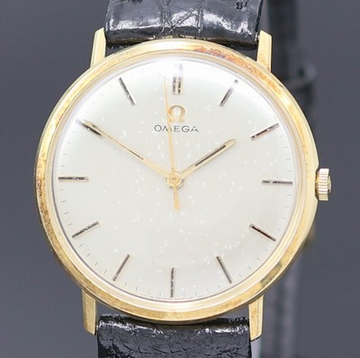 26987008a - OMEGA Herrenarmbanduhr in GG 750/000 Referenz 131016, Schweiz um 1965, Handaufzug, ...