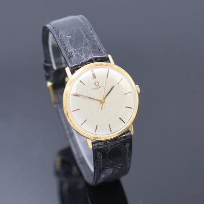 26987008b - OMEGA Herrenarmbanduhr in GG 750/000 Referenz 131016, Schweiz um 1965, Handaufzug, ...