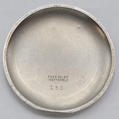 26987012e - UTI / LEMANIA 105 Armbandchronograph im verchromten Gehäuse, Schweiz um 1950, ...