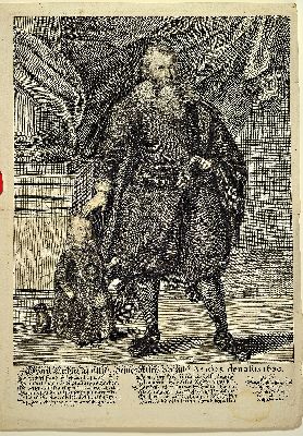 26987016l - 5 alte Stiche: Porträt des Georg Endter der ältere und des Johann Andreas Endter, ...