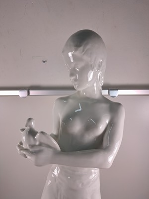 26987022b - Große Porzellanfigur ´Die Unschuld´, Rosenthal, Entw. Richard Scheibe (1879-1964), ...