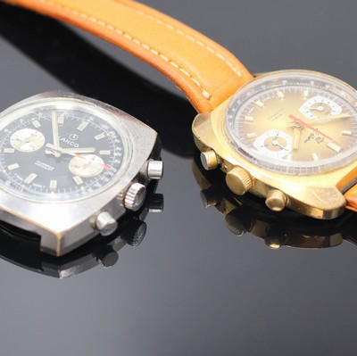 26987028c - LANCO / LATINO 2 Herrenchronographen Kaliber Valjoux 7733, Schweiz um 1970, Handaufzug, ...