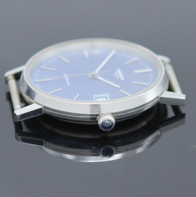 26987029b - LONGINES elegant wristwatch in steel reference 4214, Switzerland around 1980, self ...