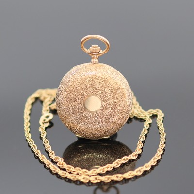 26987037a - Kleine Damensavonette in GG 585/000, Schweiz um 1910, grav. 3-Deckel Goldgeh. dell., ...