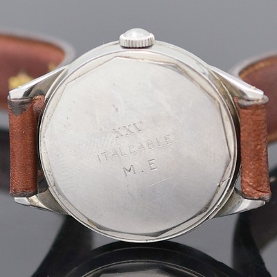 26987051e - MOVADO Sport Herrenarmbanduhr in Stahl Referenz 18126, Schweiz um 1950, Handaufzug, ...