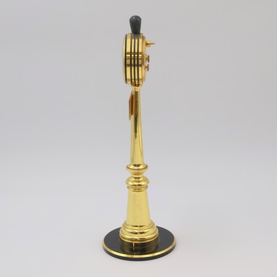 26987076a - Jaeger-LeCoultre Rue de la Paix vergoldete Tischuhr mit Wecker, Schweiz um 1960, ...