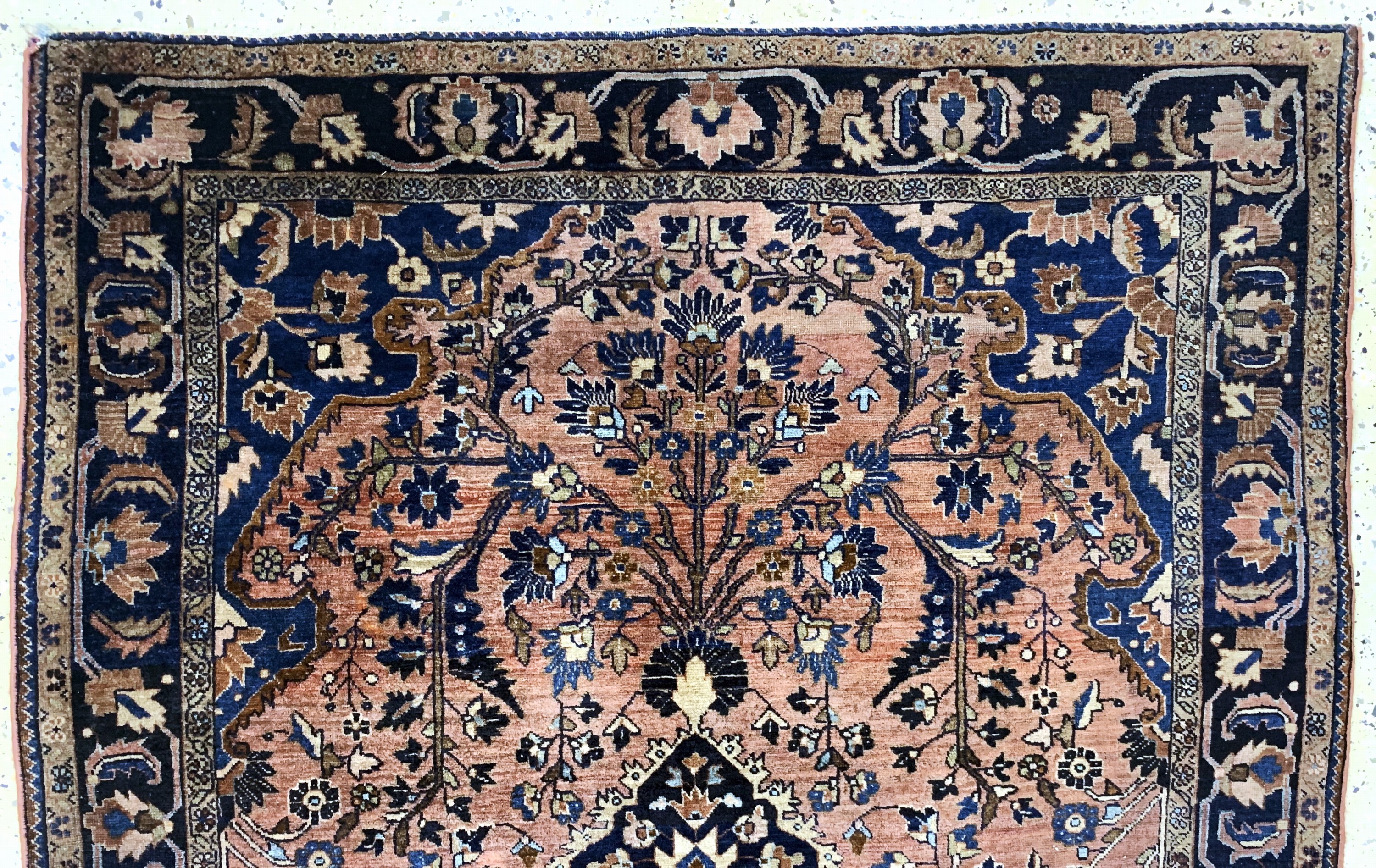Detail a: Sarogh alt, Persien, Anfang 20.Jhd, Wolle auf Baumwolle, ca. 200 x 135 cm, EHZ: 3