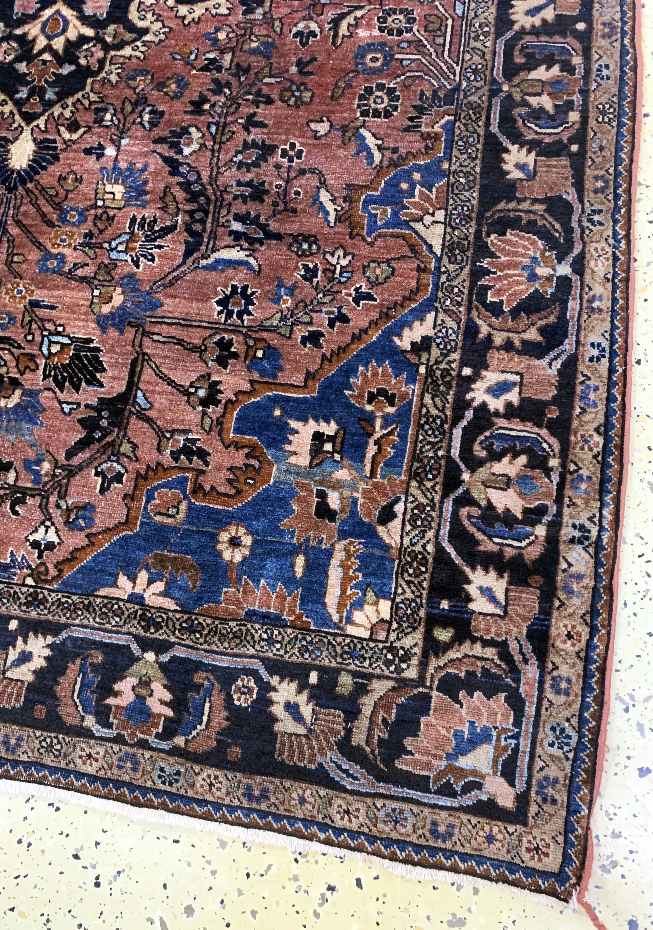 Detail b: Sarogh alt, Persien, Anfang 20.Jhd, Wolle auf Baumwolle, ca. 200 x 135 cm, EHZ: 3