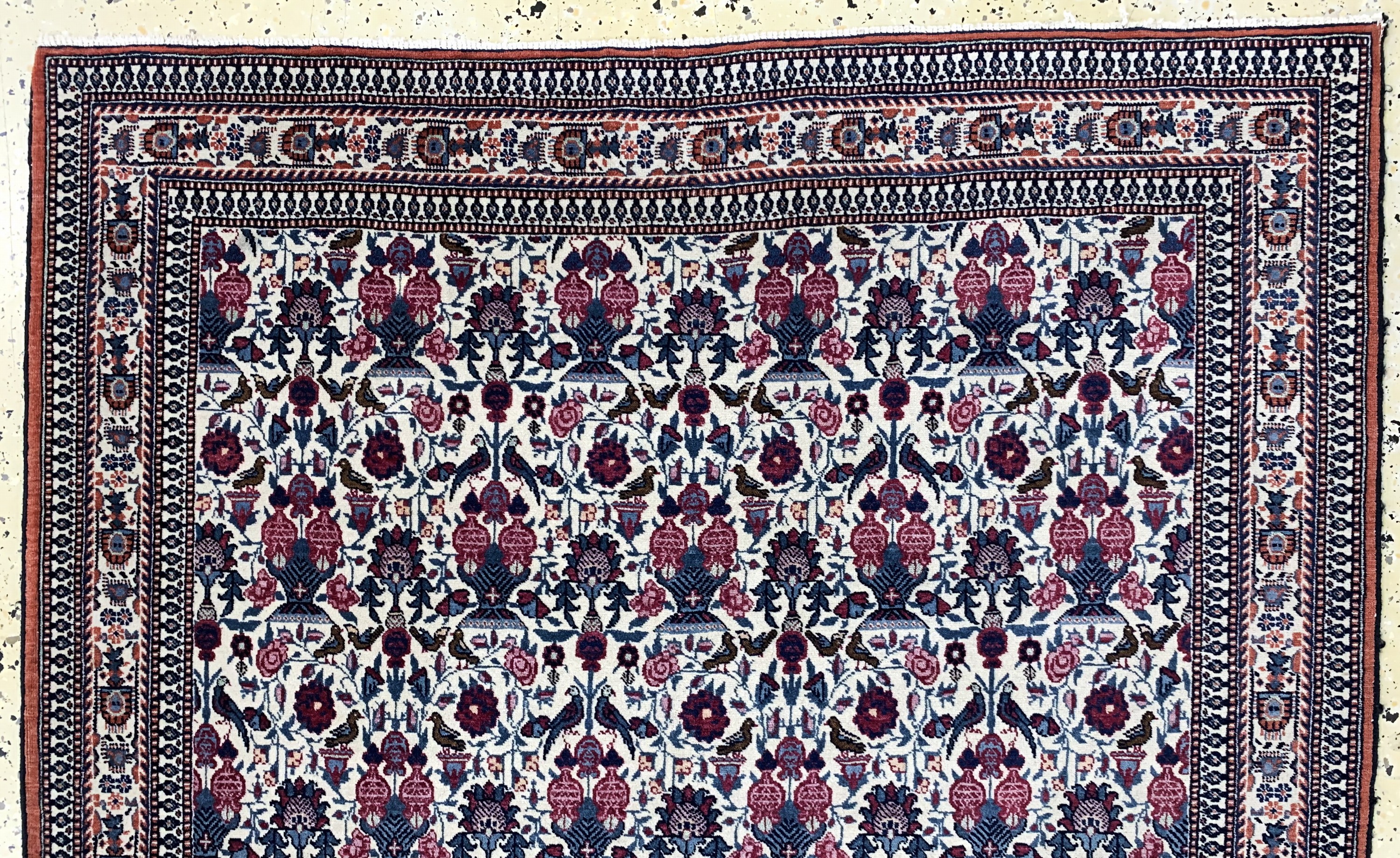 Detail a: Teheran"Silei-Sultani", Persien, Anfang 20.Jhd, Wolle auf Baumwolle, ca. 165 x 114 cm,EHZ: 2