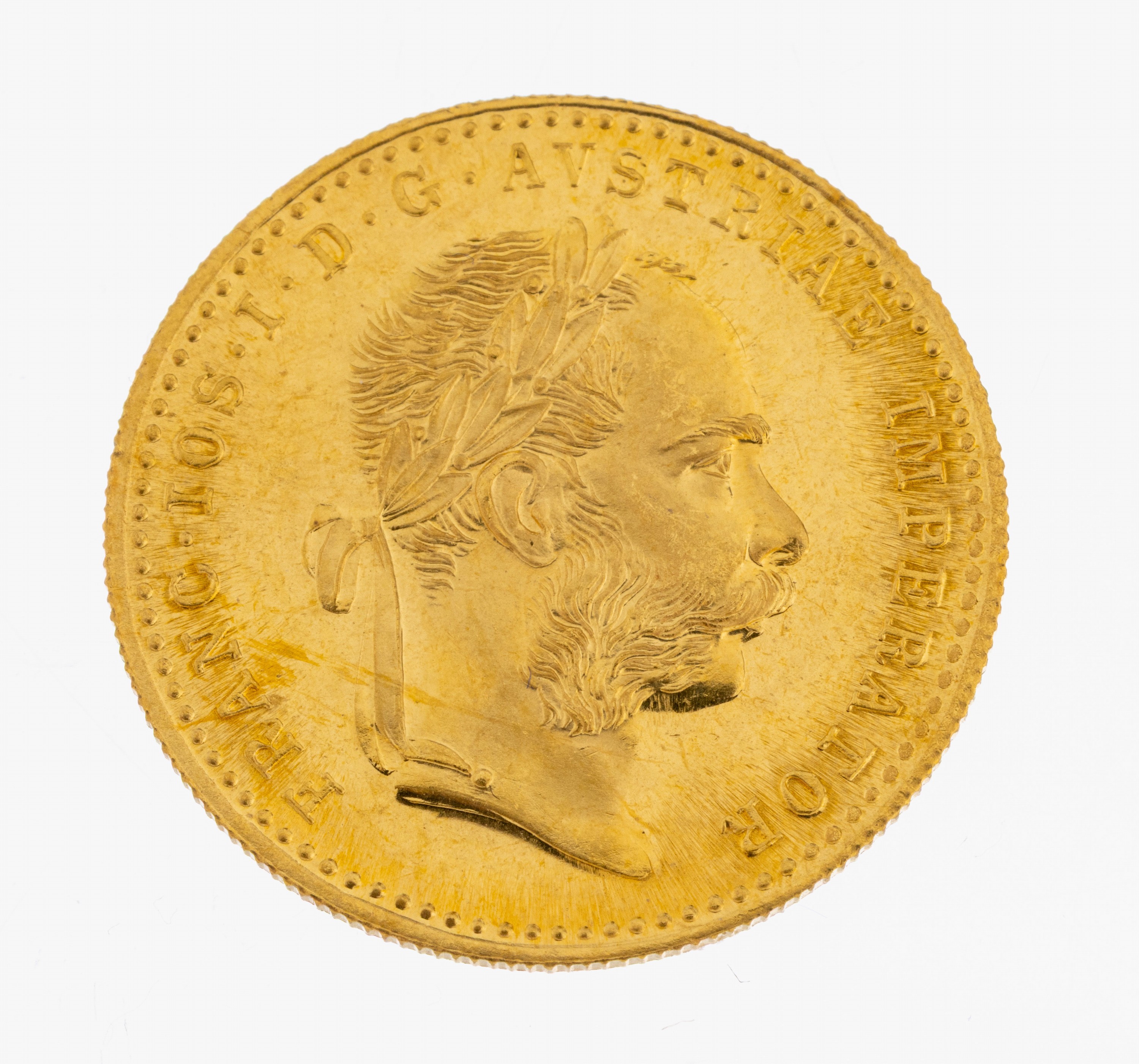 Image 26987200 - Goldmünze, 1 Dukat, Österreich-Ungarn 1915,Franz Joseph I., offizielle Nachprägung