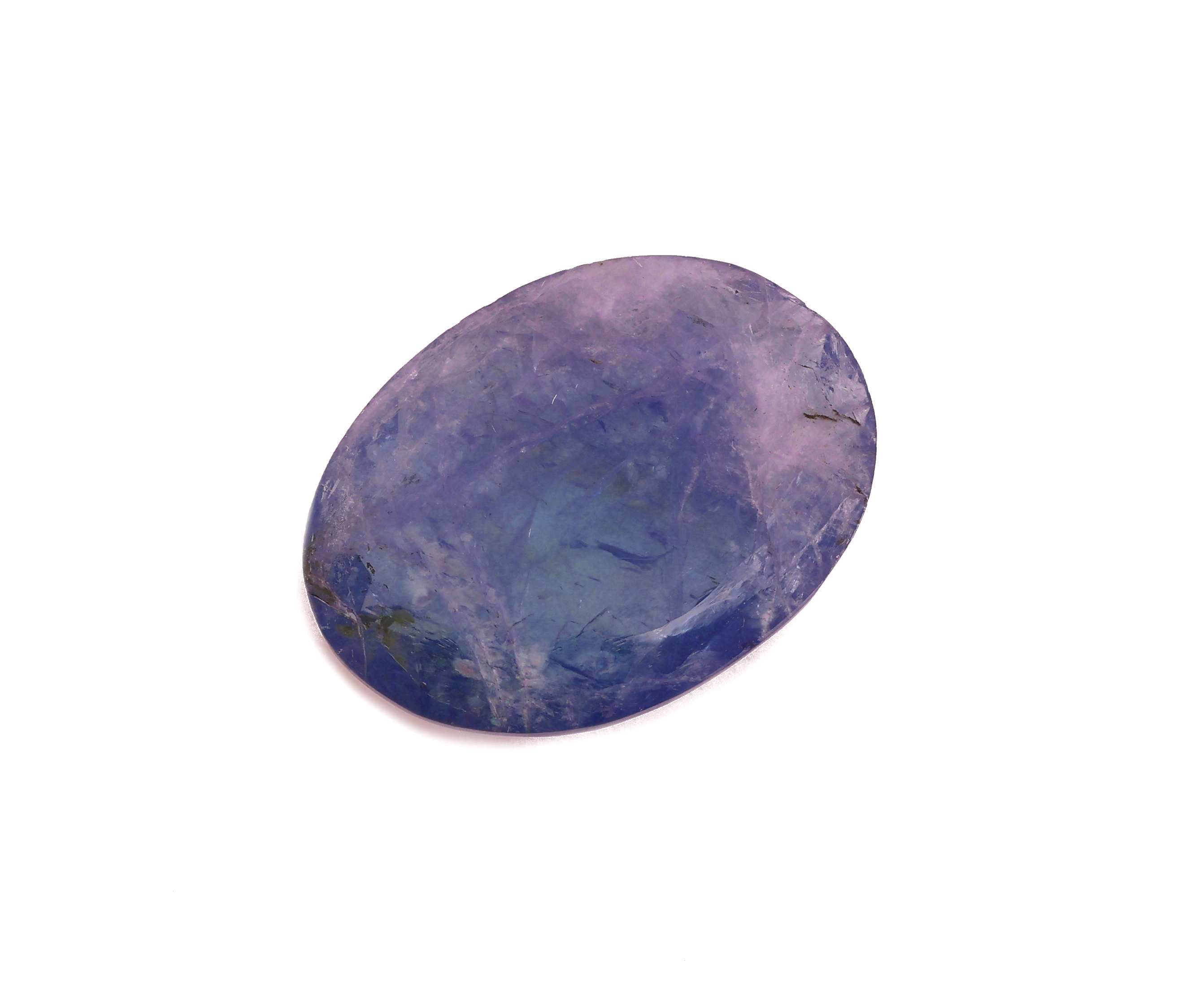 Loser Tansanit, 13.00 ct, ovalfacett., 21x15x4mm, GRS-Report anbei