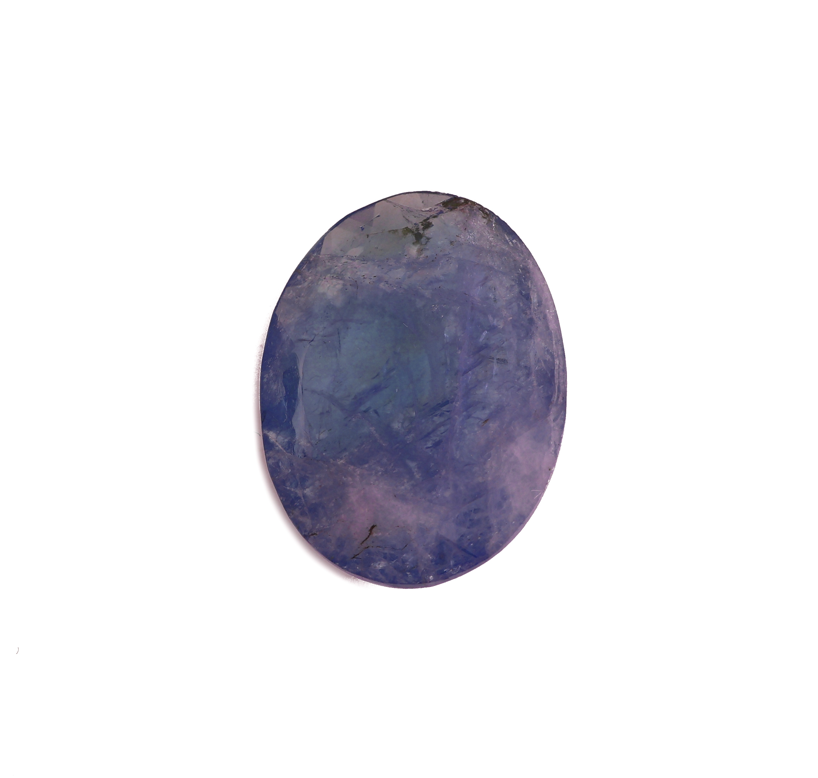 Detail a: Loser Tansanit, 13.00 ct, ovalfacett., 21x15x4mm, GRS-Report anbei