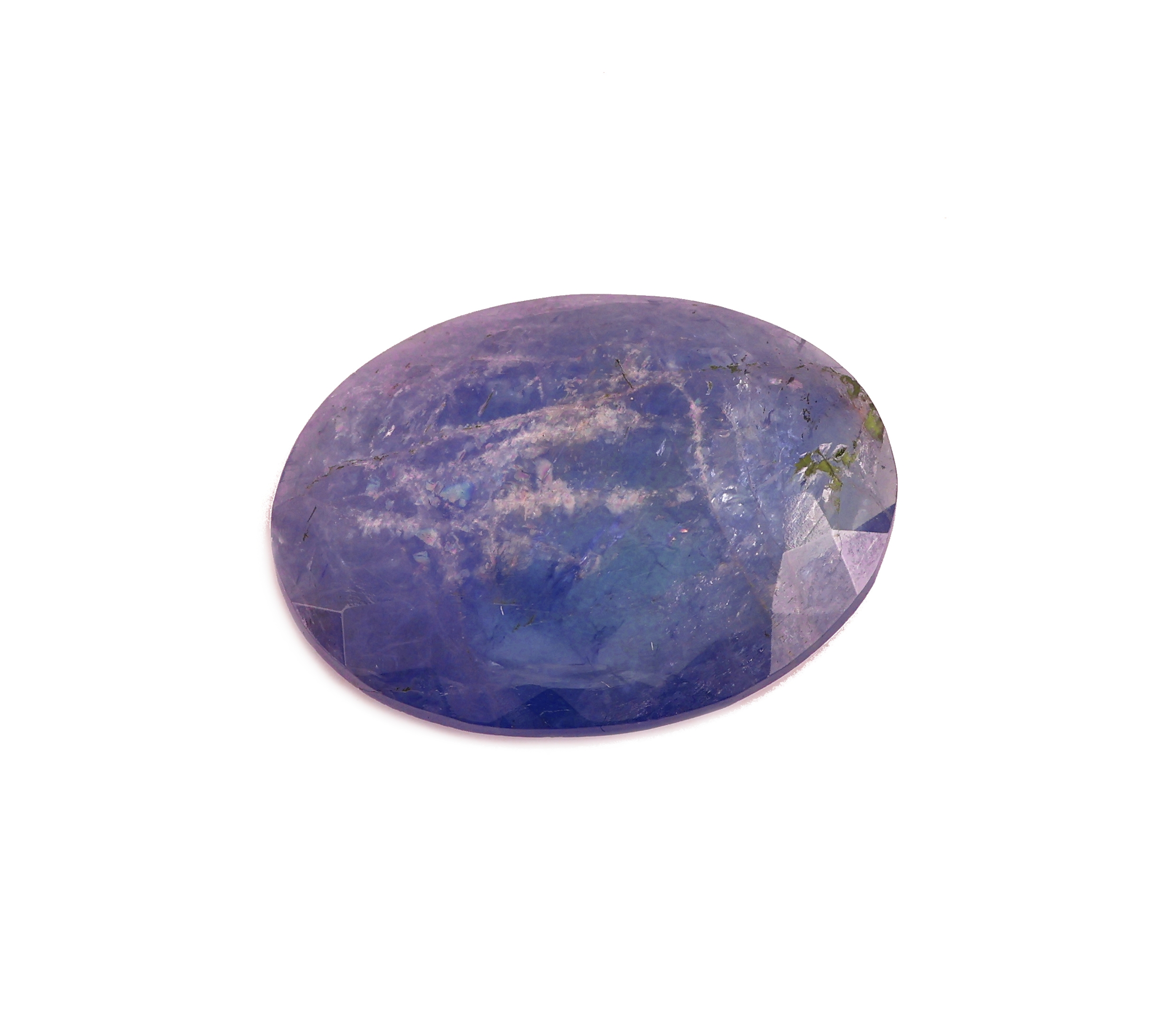 Detail b: Loser Tansanit, 13.00 ct, ovalfacett., 21x15x4mm, GRS-Report anbei