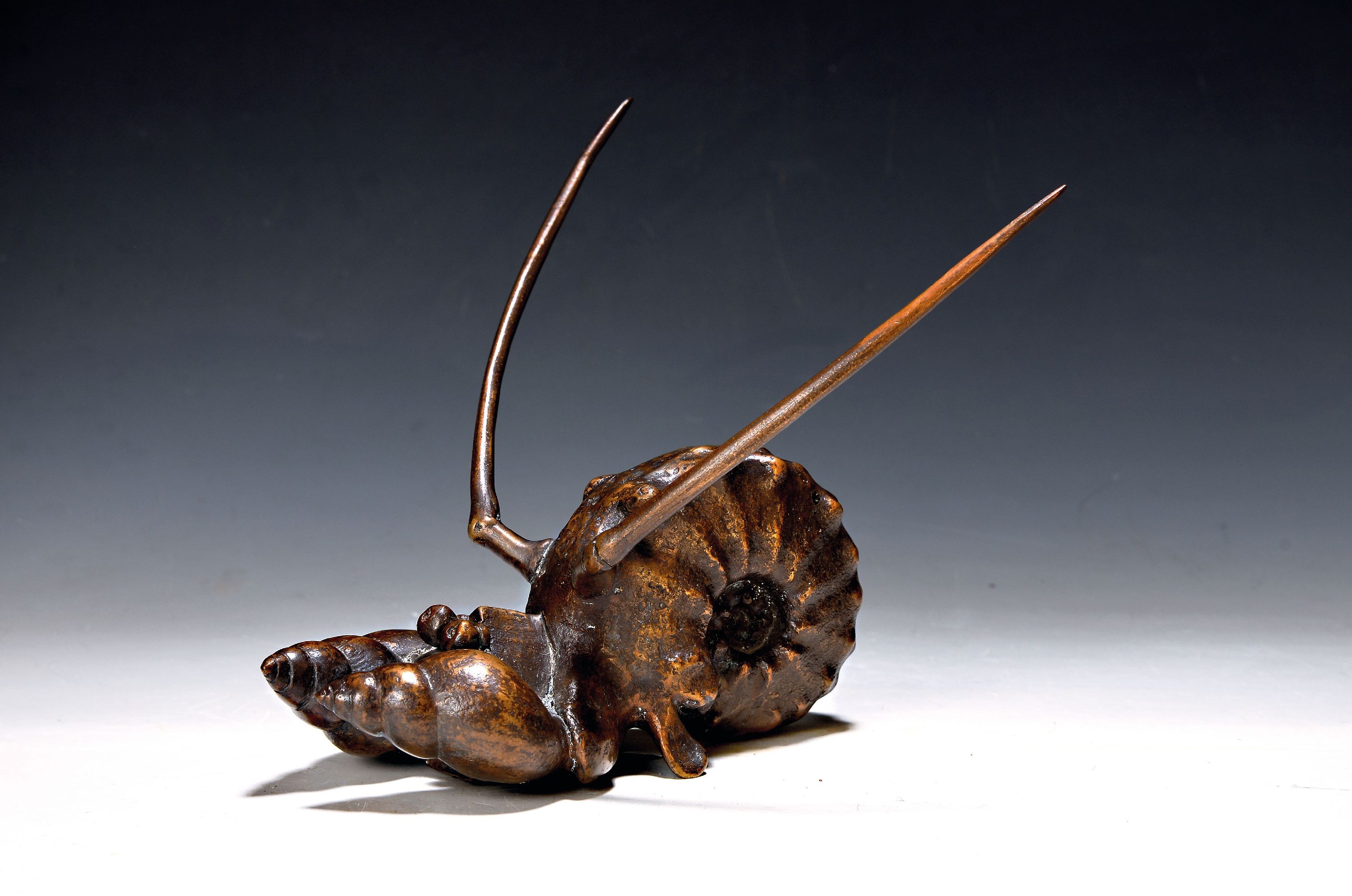 Image 26987482 - Gernot Rumpf, 1941-2025 Kaiserslautern, Hummerkrabbe, Bronzeguß, signiert und dat., ...