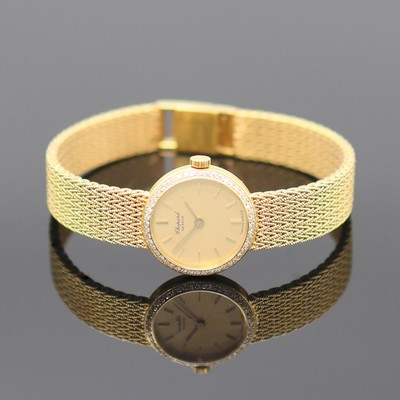 Image CHOPARD Damenarmbanduhr in GG 750/000 mit Diamanten Referenz 4046, Schweiz um 1975, ...