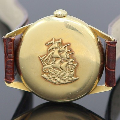 26987462e - LONGINES Flagship Herrenarmbanduhr in GG 750/000 Referenz 1403, Schweiz um 1965, ...