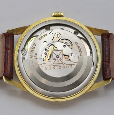 26987462h - LONGINES Flagship Herrenarmbanduhr in GG 750/000 Referenz 1403, Schweiz um 1965, ...