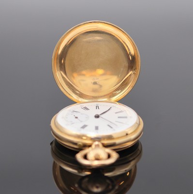 26987514a - PATECK & Co. GENEVE Savonette Herrentaschenuhr in RG 750/000 No. 133, Schweiz um 1890, ...