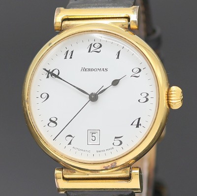26987517a - HEBDOMAS seltene Herrenarmbanduhr Referenz 3402, Automatik, Schweiz in geringer ...